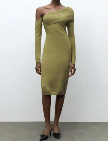 Rochie medie SHEIN, verde