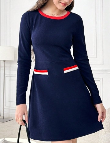 
						Rochii Shein Kids, bleumarin