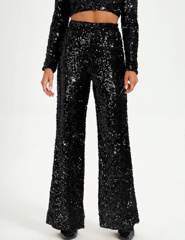 
						Pantaloni SHEIN, negru