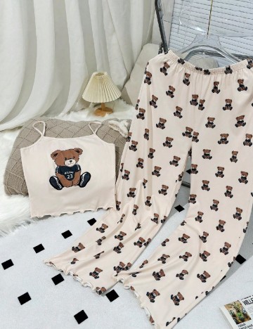 
						Pijama Shein Kids, crem