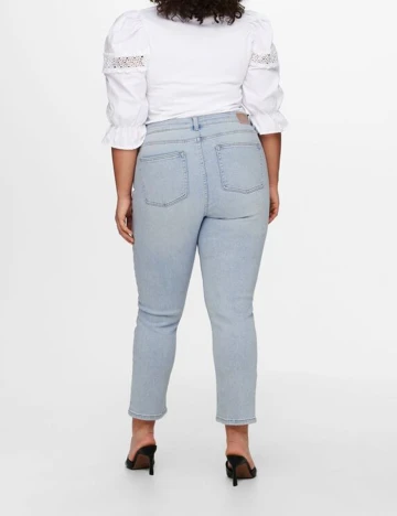 Blugi Only Carmakoma, albastru deschis, 46