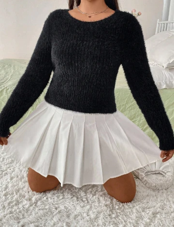 Bluza SHEIN CURVE, negru