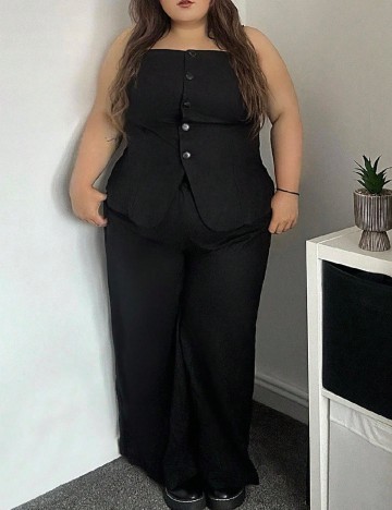 
						Compleu SHEIN CURVE, negru