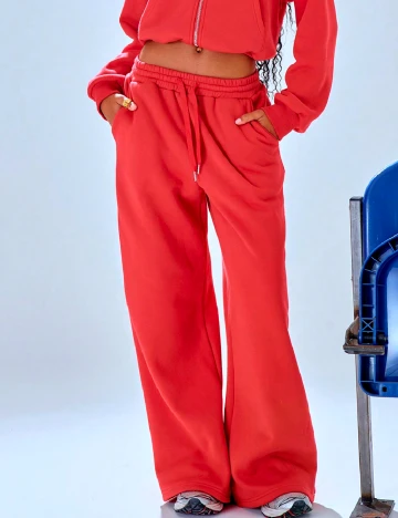 Pantaloni SHEIN, rosu