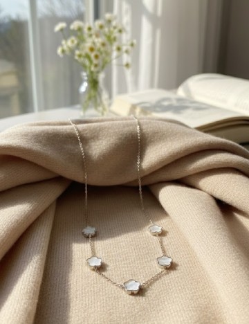 
						Colier SHEIN, argintiu