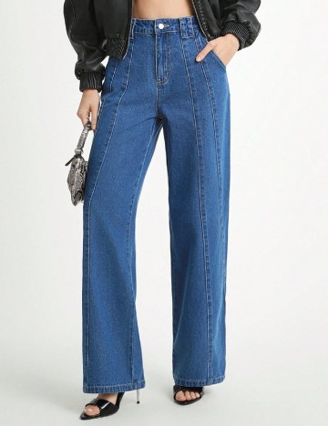 
						Blugi SHEIN, albastru