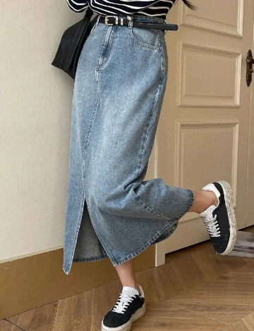 Fusta Dazy, albastru