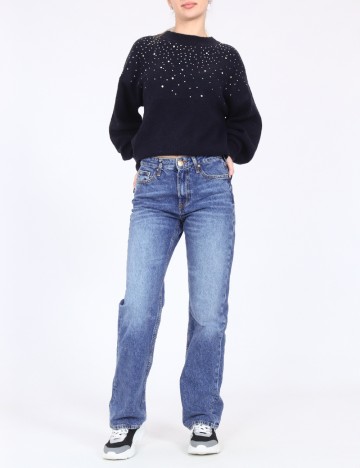 
						Blugi River Island, albastru