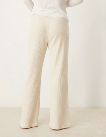 Pantaloni Abercrombie&Fitch, ecru