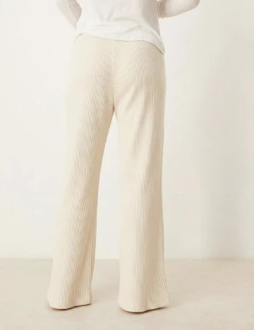 Pantaloni Abercrombie&Fitch, ecru