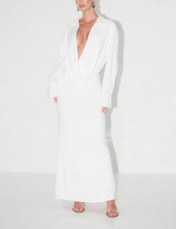 Rochie lunga SHEIN, alb