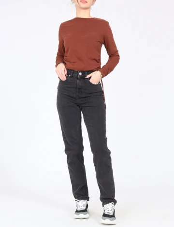 Blugi ASOS, gri inchis