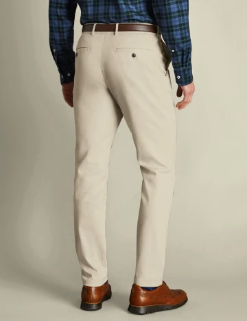 Pantaloni Charles Tyrwhitt, bej