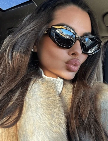 Ochelari de soare SHEIN, negru