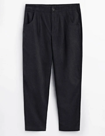 Pantaloni Massimo Dutti, bleumarin inchis