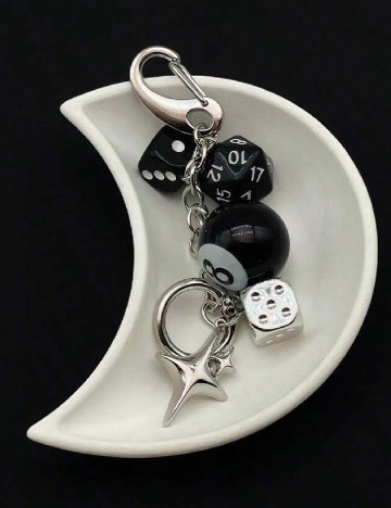 
						Breloc SHEIN, argintiu