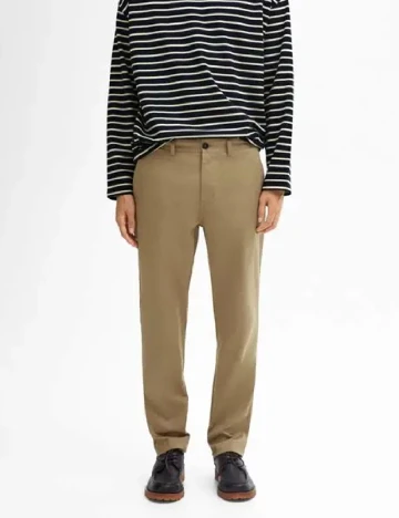 Pantaloni Massimo Dutti, kaki