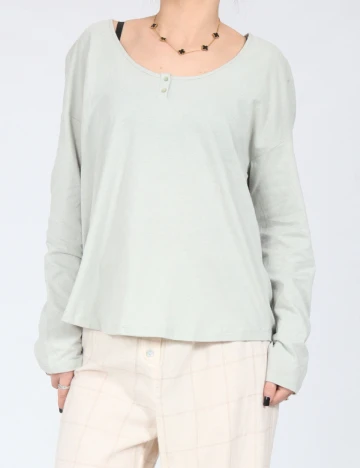 Bluza de pijama Massimo Dutti, verde