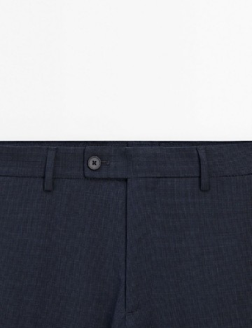 Pantaloni Massimo Dutti, bleumarin