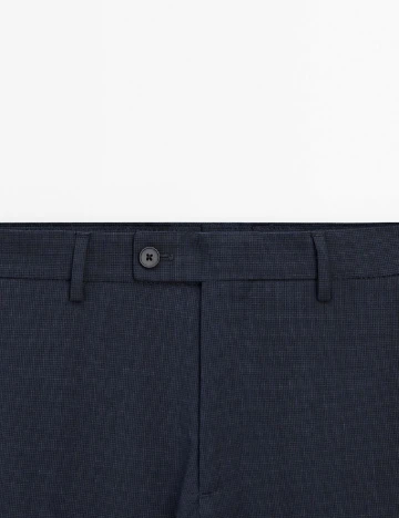 Pantaloni Massimo Dutti, bleumarin