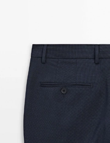 Pantaloni Massimo Dutti, bleumarin