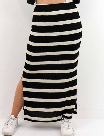 Fusta Object, crem/negru