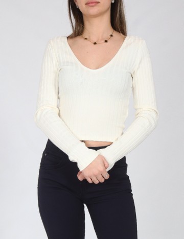 
						Bluza Bershka, alb