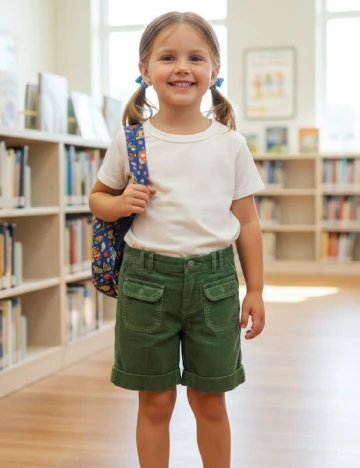 Pantaloni scurti Zara, verde