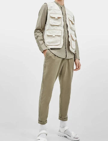 Pantaloni Bershka, verde