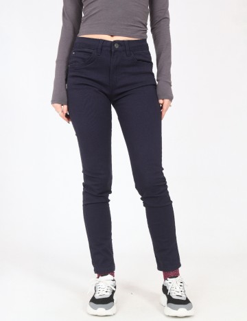 Pantaloni Bershka, bleumarin