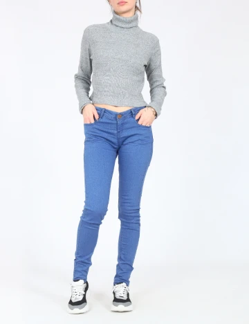 Blugi Bershka, albastru