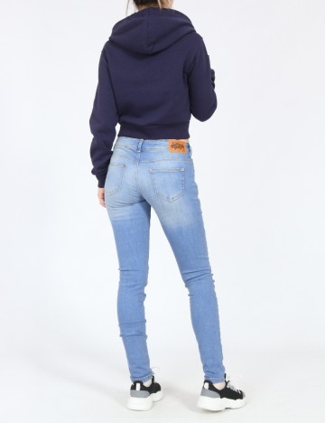 Blugi Bershka, albastru