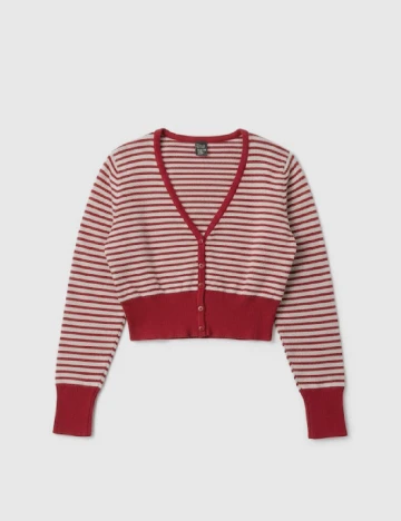 Cardigan Zara, rosu