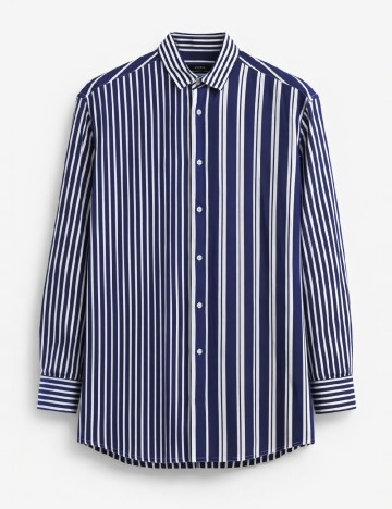 Camasa Zara, bleumarin