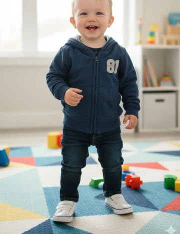 Hanorac Zara, bleumarin