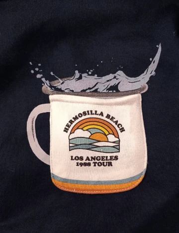 Bluza Pull&Bear, bleumarin