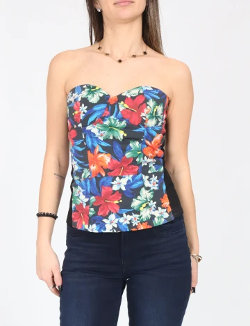 Top Pull&Bear, floral print