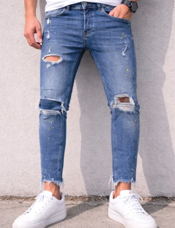 
						Blugi Zara, albastru