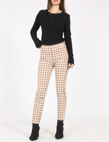 Pantaloni Zara, maro