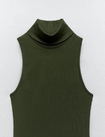 Rochie medie Zara, verde