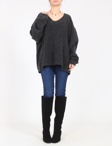 Pulover C&A, gri inchis