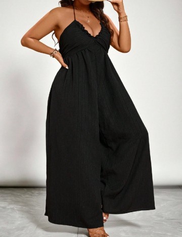 Salopeta SHEIN CURVE, negru