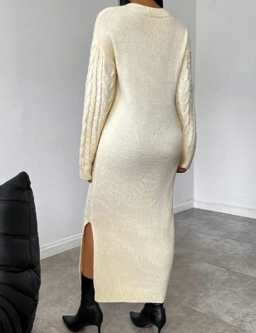 Rochie medie SHEIN, crem