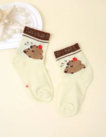 Set sosete 5 perechi Shein Kids, mix culori