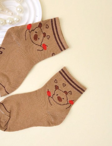 Set sosete 5 perechi Shein Kids, mix culori