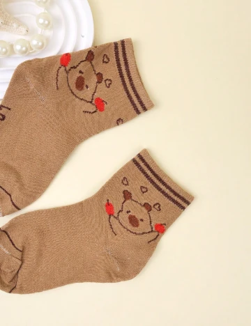 Set sosete 5 perechi Shein Kids, mix culori