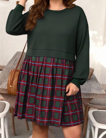 
						Rochie scurta SHEIN CURVE, verde