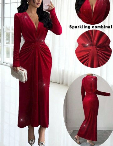 
						Rochie lunga SHEIN, rosu