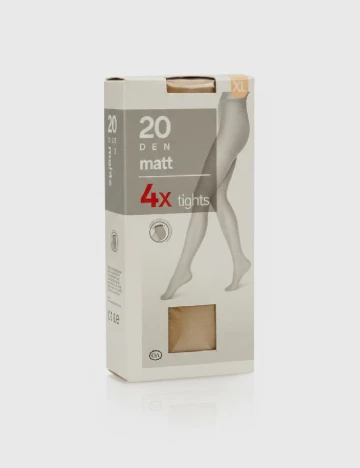 Set ciorapi 4 perechi C&A, crem