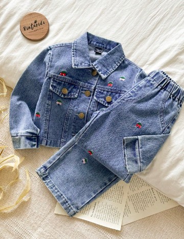 Compleu Shein Kids, albastru